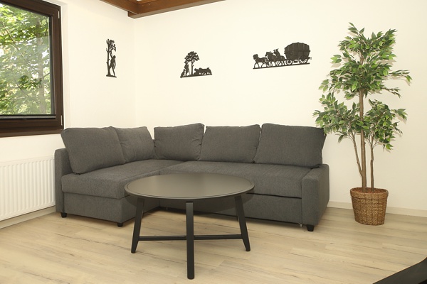 Sofa im Wohnraum